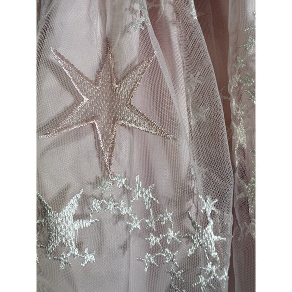 Pippa & Julie Light Pink Embroidered Star Dress Sz 24 Months - Picture 2 of 5